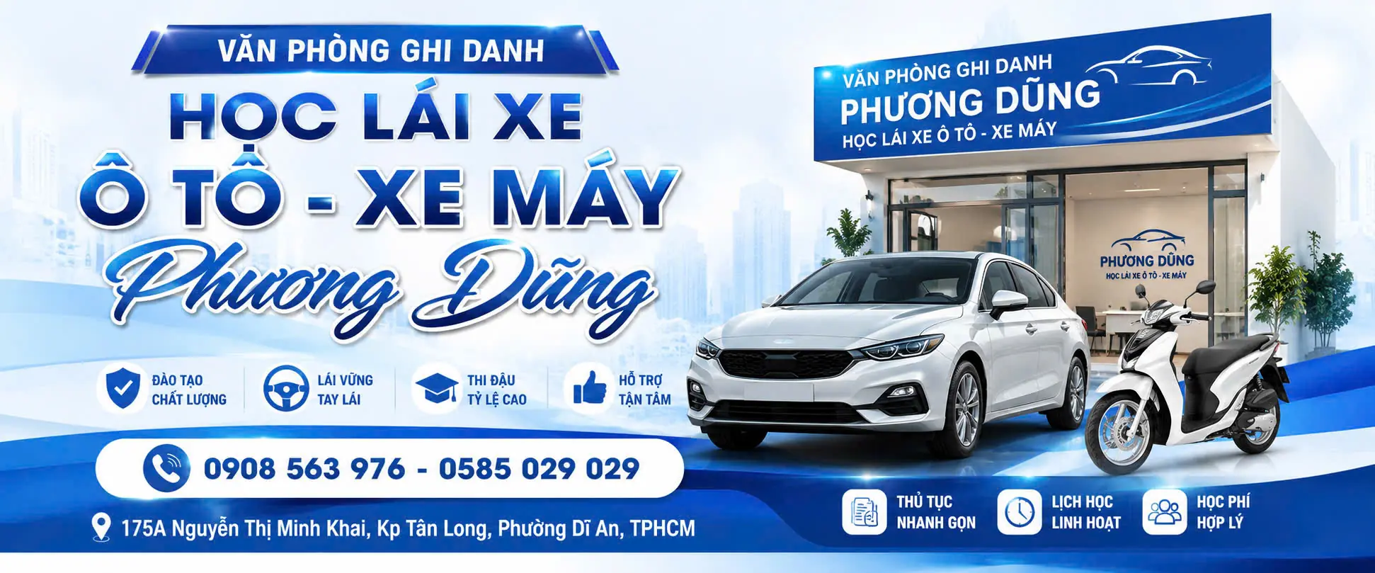 Văn phòng đào tạo lái xe Phương Dũng